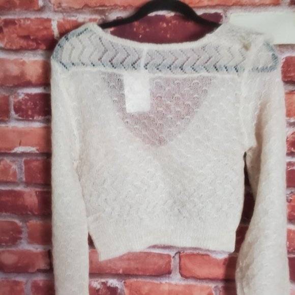 Free People 'Macaroon' Mohair Sweater Medium - Picture 3 of 5